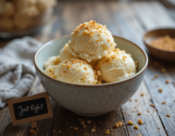 How To Fix Ice Cream That’s Too Sweet (or Not Sweet Enough) image 3 bowl of ice cream with caption just right Frosted Fusions