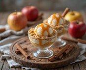 Apple-Crumble-Ice-Cream-Dessert-Image-5-close-up-golden-crumble-oats-and-nuts-textured-topping-Frosted-Fusions