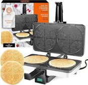 Which Ice Cream Waffle Cone Maker Is Right For You Image 8 Masterchef Krumkake Waffle Cone Maker Frosted Fusions