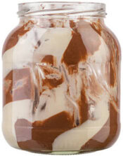A Quick N Easy Homemade Nutella Ice Cream Recipe image 3 nutella jar with ice cream made in it to not waste any nutella frosted fusions A Quick N Easy Homemade Nutella Ice Cream Recipe image 3 nutella jar with ice cream made in it to not waste any nutella frosted fusions