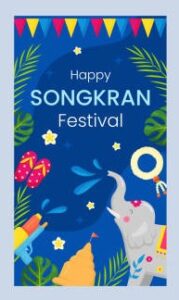 Celebrate Songkran With A Thai-Inspired Coconut & Mango Ice Cream image 6 Happy Songkran Festival sign Frosted Fusions