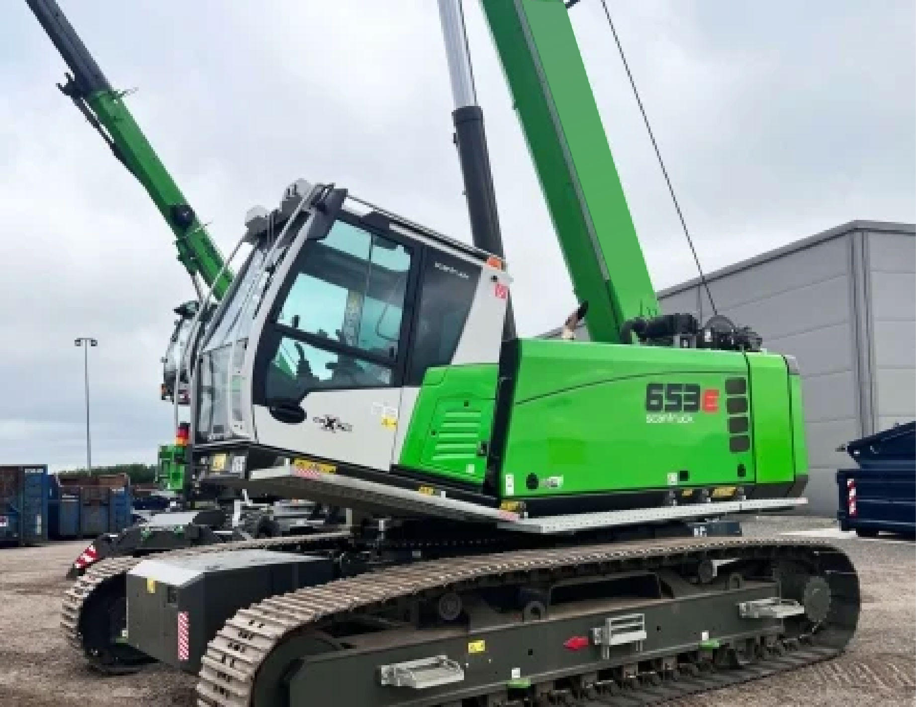 B&aelig;ltekran Sennebogen 653E