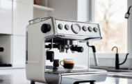 Trendy White Espresso Machine: Modern Home Essential