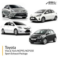 Toyota Vios & Yaris NCP93 , NCP150 Sport Exhaust Package