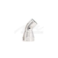 Max Racing Stainless Steel Intake Ram Pipe 4.5 Inch Inlet with 3 Inch Outlet