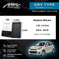 33-2375MX Performance Drop-in Air Filter for Nissan Micra 1.5L L4 Gas 2010-2015