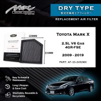 33-2452MX Performance Drop-in Air Filter for Toyota Mark X 2.5L V6 Gas 4GR-FSE 2009-2019