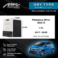33-3016MX Performance Drop-in Air Filter for Perodua Myvi Gen 3 1.3L 2017-2025