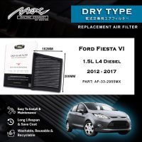 33-2955MX Performance Drop-in Air Filter for Ford Fiesta VI 1.5L L4 Diesel 2012 to 2017