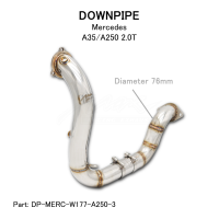 Mercedes Benz V177 W177 A220 A250 A35 AMG / C118 CLA220 CLA250 CLA35 AMG / H247 GLA250 Catless 3 Inches 2.0L Turbo Catless Downpipe RHS