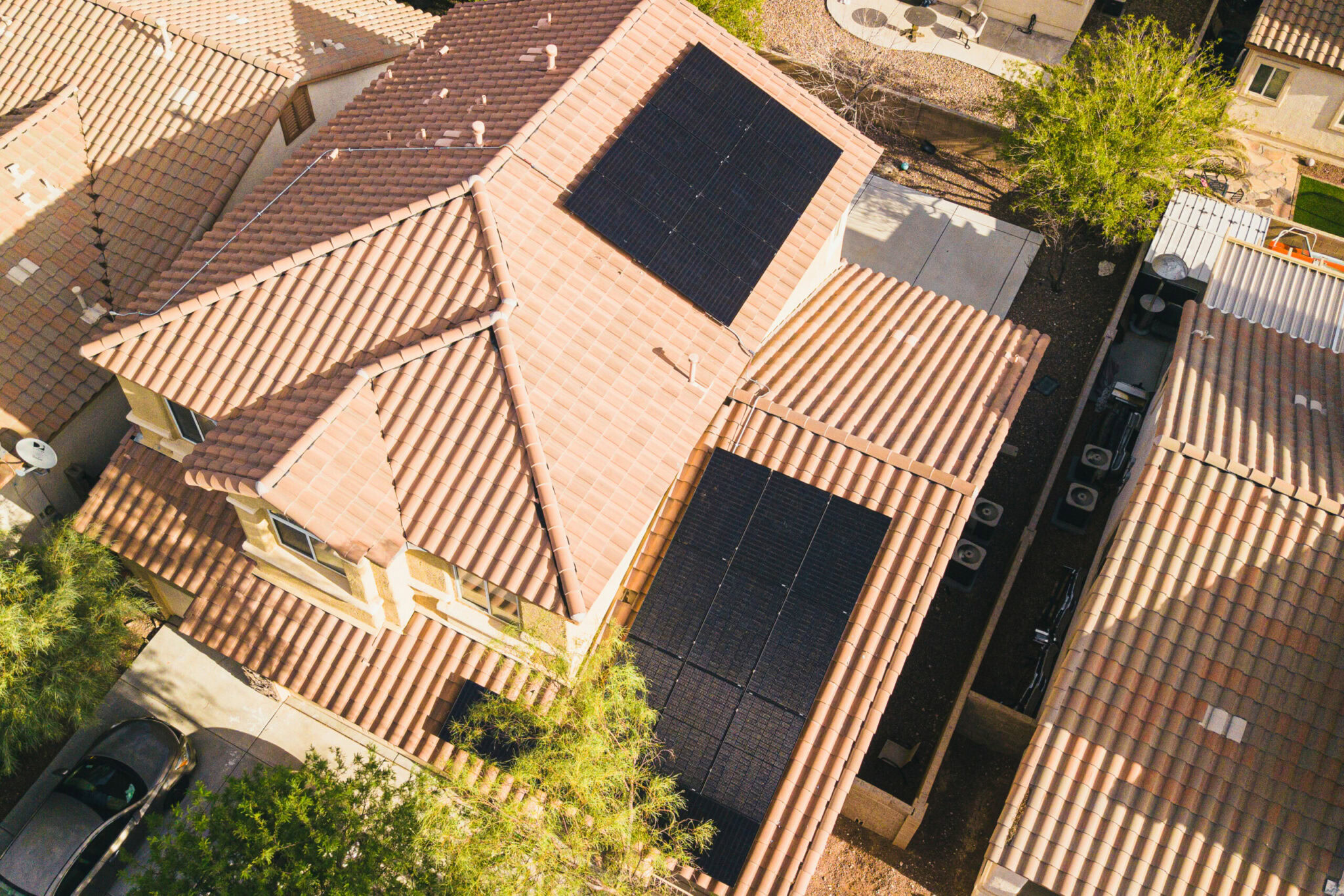 solar system on a vegas home.