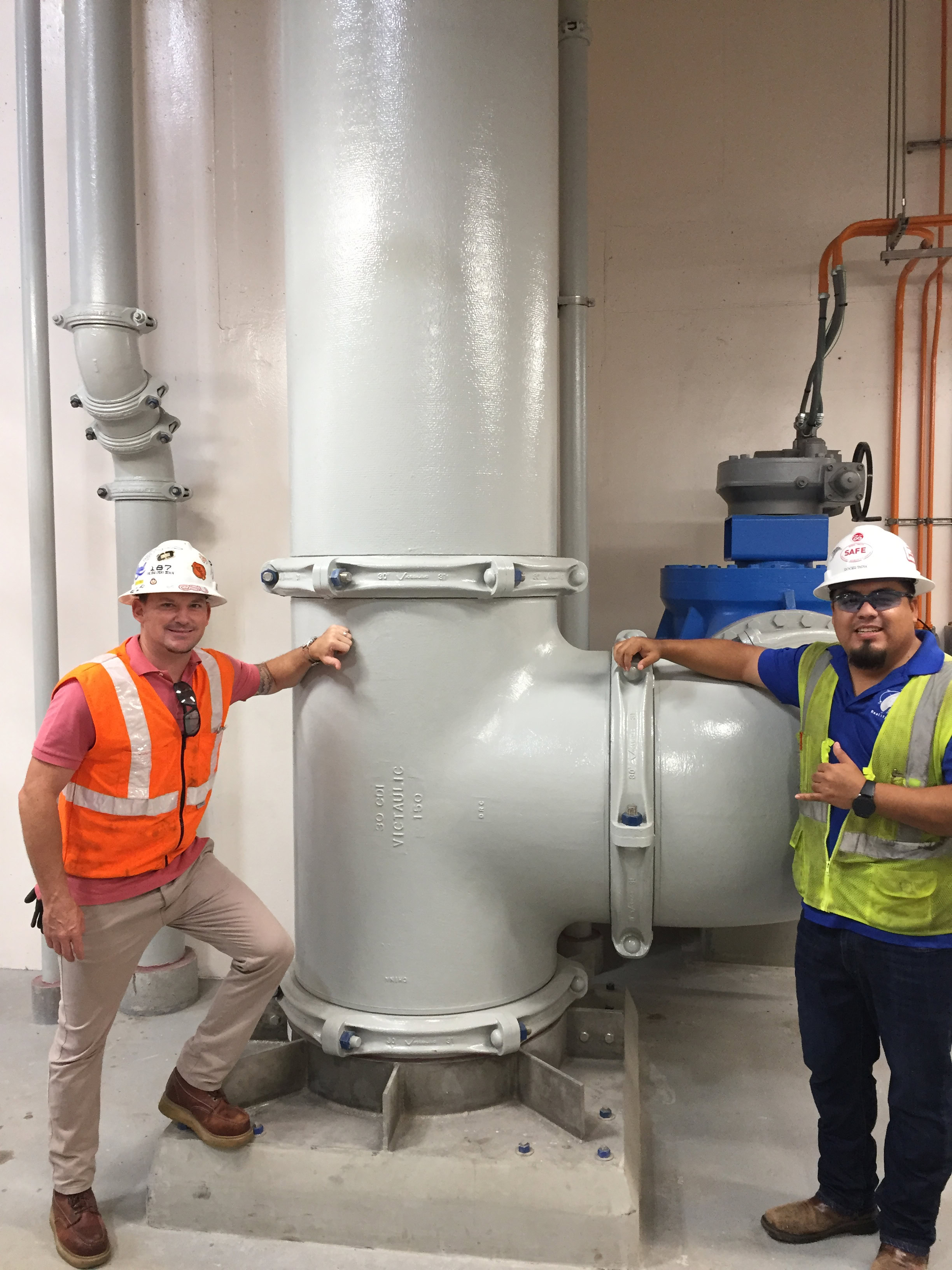 wastewater facility team