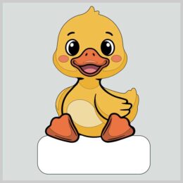Geburtstafel-Ente