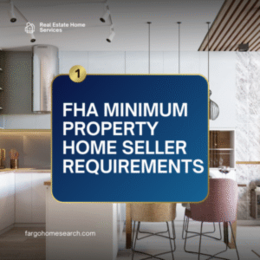 FHA home seller requirements checklist displayed in a modern kitchen setting