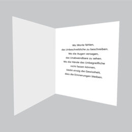 Trauer karte - Wo-Worte-fehlt
