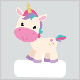 Geburtstafel Einhorn