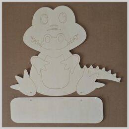 Geburtstafel-Krokodil-zum selber bemalen