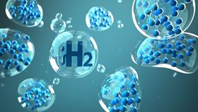 Ebara launches hydrogen business project Hydrogen molecules. Image Alexander Limbach/Adobe Stock.