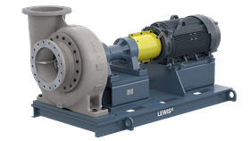 The new Lewis horizontal process pump is designed for chemical processing applications.