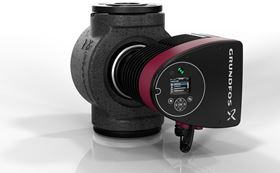 Grundfos MAGNA3 pump features compact, intelligent circulator pumps fitted with built-in sensors.