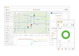 RADAR analyses data collected from Pipeminder monitoring devices and displays and notifies utilities in a format that is user customisable.