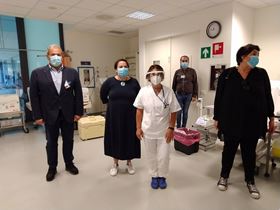 Xylem provides face shields for Covid-19 front-line workers