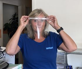 Xylem provides face shields for Covid-19 front-line workers