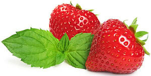 Learn To Make  Homemade Ice Cream A Beginners Guide image 5 two fresh strawberries and mints leaves frosted fusions