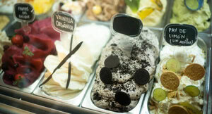 Mastering Homemade Gelato - A Beginner’s Guide To Italy’s Sweetest Tradition image 1 trays of colourful italian gelato lined up frosted fusions