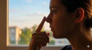 silhouette profile scooped nose color