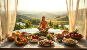Spiritual nourishment, Mindful nutrition choices, Holistic food philosophy,