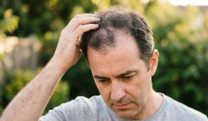 natural cover man hair loss concern
