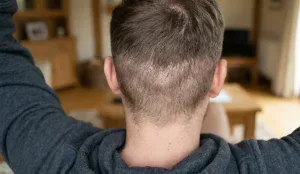 post hair transplant thin donor area