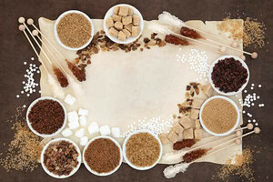 Homemade Ice Cream Hacks You Need To Know image 4 selection of dushes of sugars brown white and chunks frosted fusions