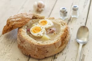 Serve after baking the second time.