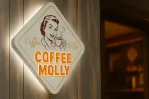 Uma entrevista com o cliente. Coffee Molly Coffee Houses
