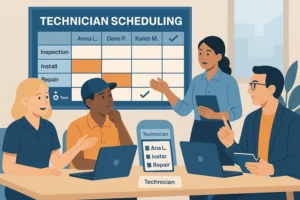 Software de Programación de Técnicos: No Más Solapamientos o Trabajos Perdidos
