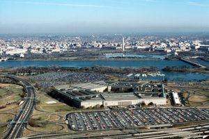 Aerial view of the Pentagon, Arlington, Virginia