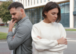 couples having disagreements and trust breaks