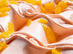 Homemade Ice Cream Hacks You Need To Know image 1 creamy icecream with mango coulis swirled through it frosted fusions
