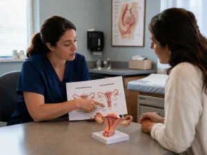 a partial and a total hysterectomy consultation