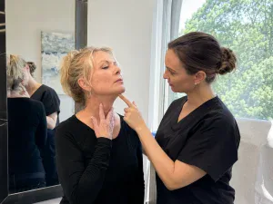neck lift follow up mirror assessment