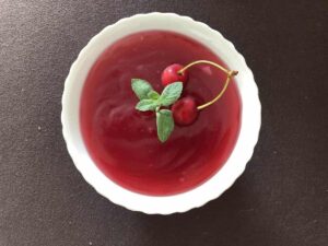 Polish kisiel dessert.