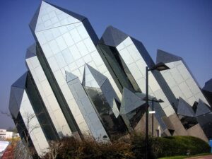 Architecture du parc du Futuroscope à Poitiers