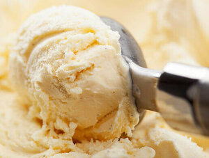 Learn To Make  Homemade Ice Cream A Beginners Guide image 4 Vanilla ice cream being scooped frosted fusions