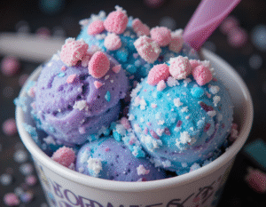 Lilo-Stitch-Inspired-Ice-Cream-Recipes-–-Aloha-From-Hawaii-To-Outer-Space-Image-4-Cobra-Bubble-Gum-Ice-Cream-with-popping-candy-Frosted-Fusions