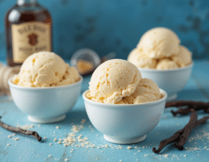 Fathers-Day-Ice-Cream-Treats-–-Cool-Gifts-For-The-Coolest-Dads-image-3-bourbon-and-vanilla-bean-ice-cream-in-bowls-Frosted-Fusion