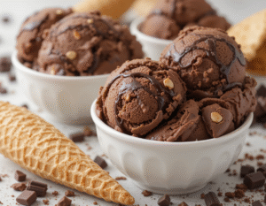 The-Ultimate-Chocolate-Ice-Cream-Guide-For-World-Chocolate-Day-Image-3-bowls-of-chocolate-ice-cream-Frosted-Fusions