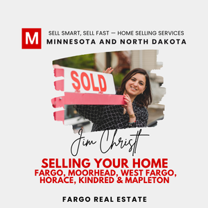 Modern Market REALTORS® home-selling services in MN & ND—Fargo, Moorhead, West Fargo, Horace, Kindred, Mapleton; “SOLD” sign.