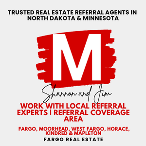Trusted Real Estate Referral Agents in North Dakota and Minnesota &mdash; Jim Christl & Shannon Barnum of Modern Market REALTORS&reg;, serving Fargo, Moorhead, West Fargo, Horace, Kindred, and Mapleton.